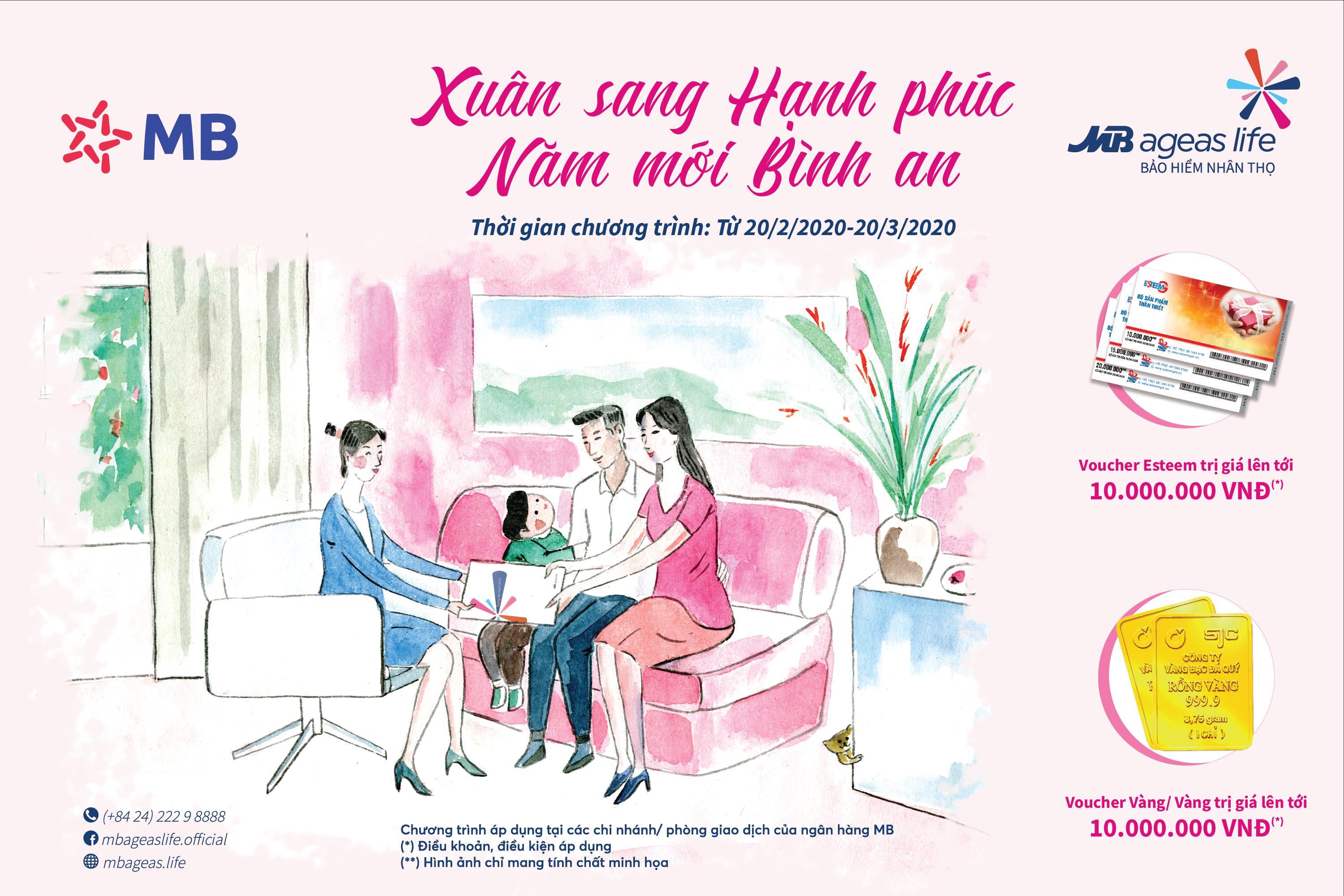 Chương trình khuyến mại: Xuân sang hạnh phúc, năm mới bình an