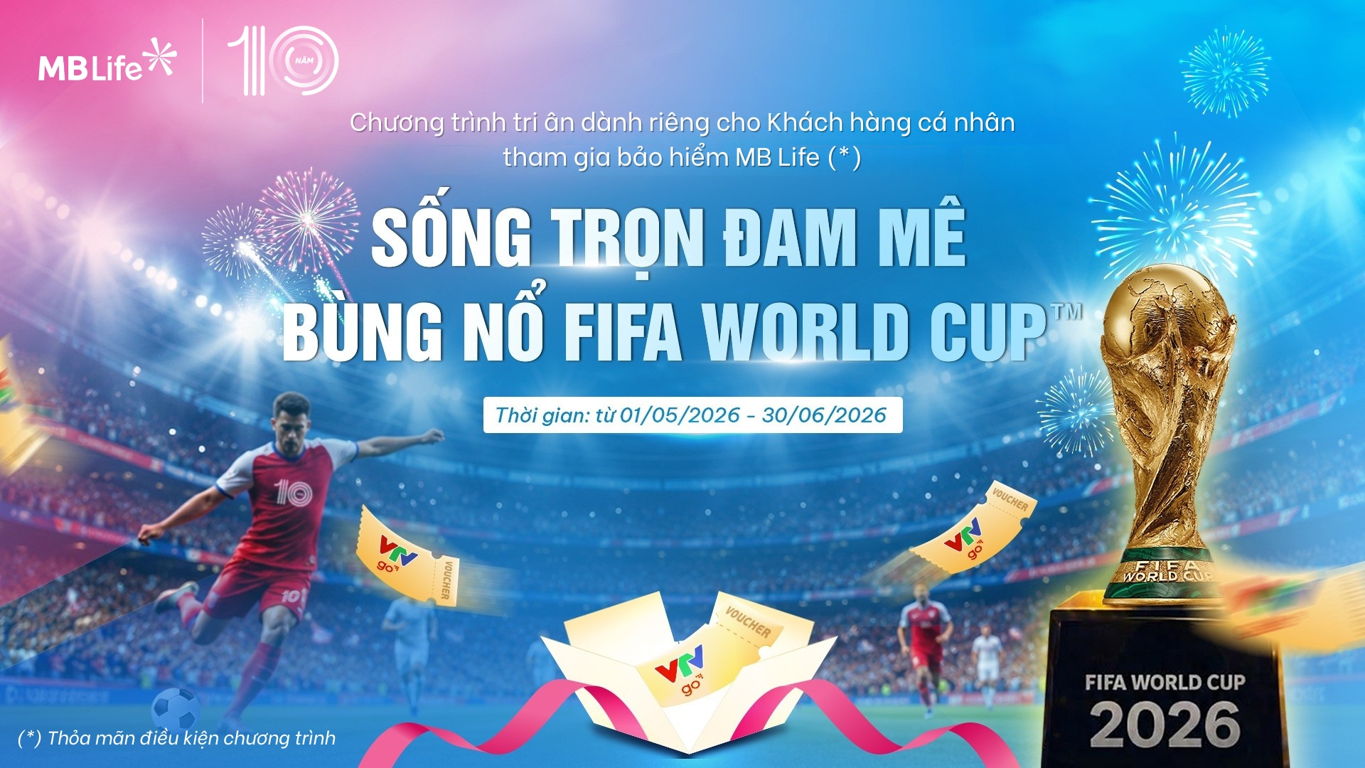 Chương trình tri ân: SỐNG TRỌN ĐAM MÊ - BÙNG NỔ FIFA WORLD CUP™