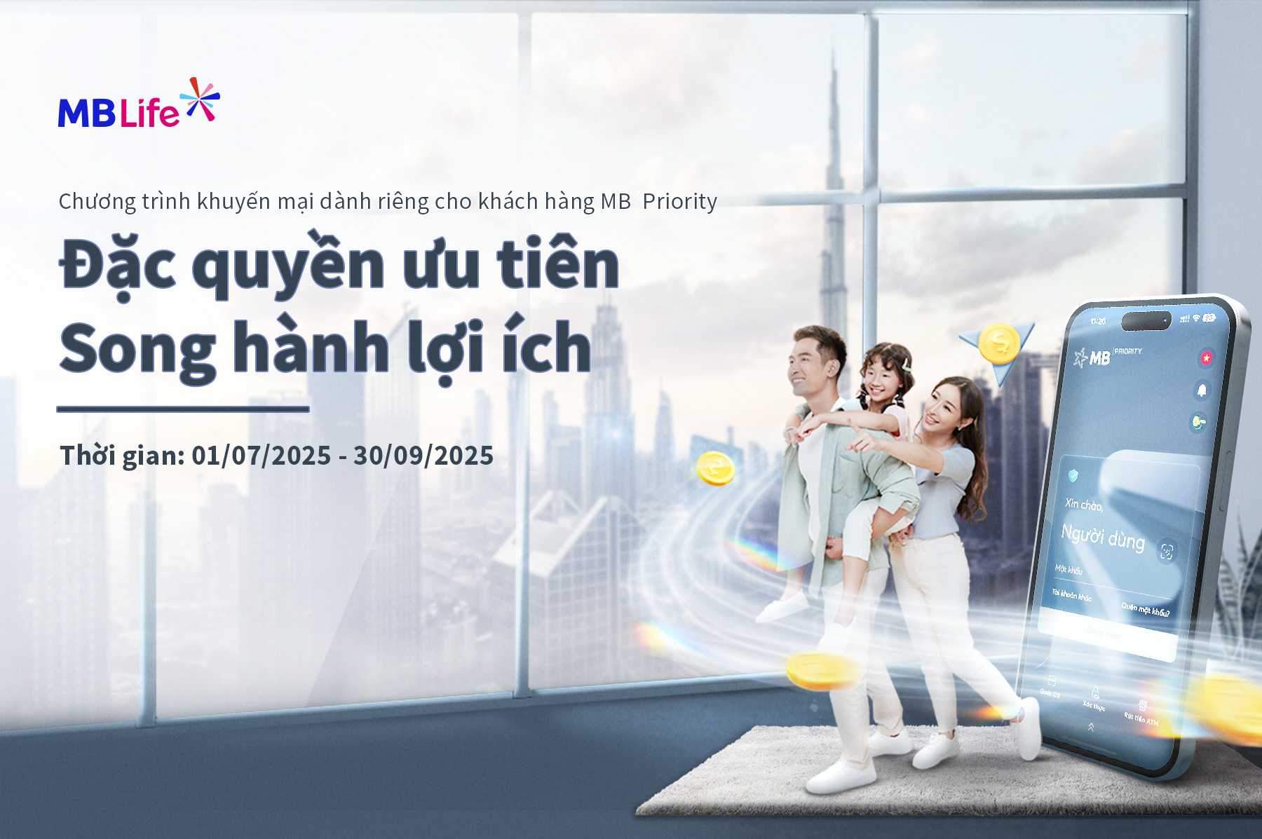 Chương trình khuyến mại: " Đặc quyền ưu tiên - Song hành lợi ích" 