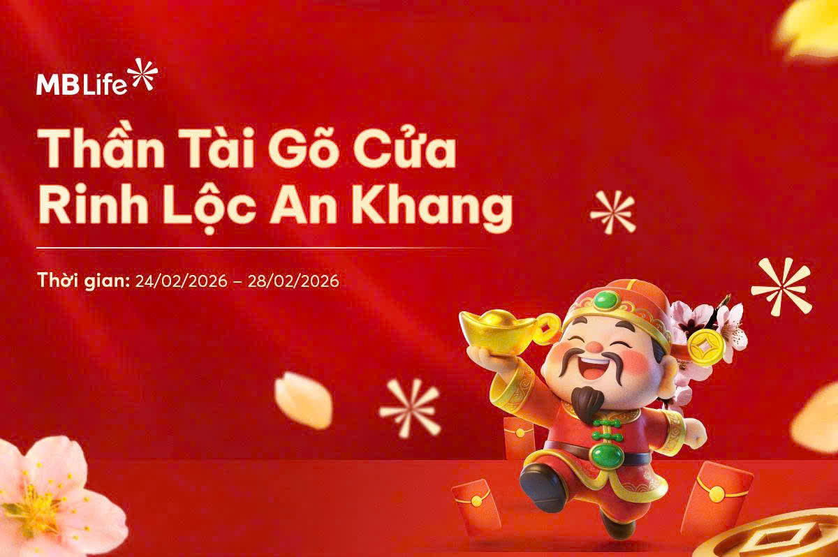 Chương trình khuyến mại: Thần tài gõ cửa - Rinh lộc an khang