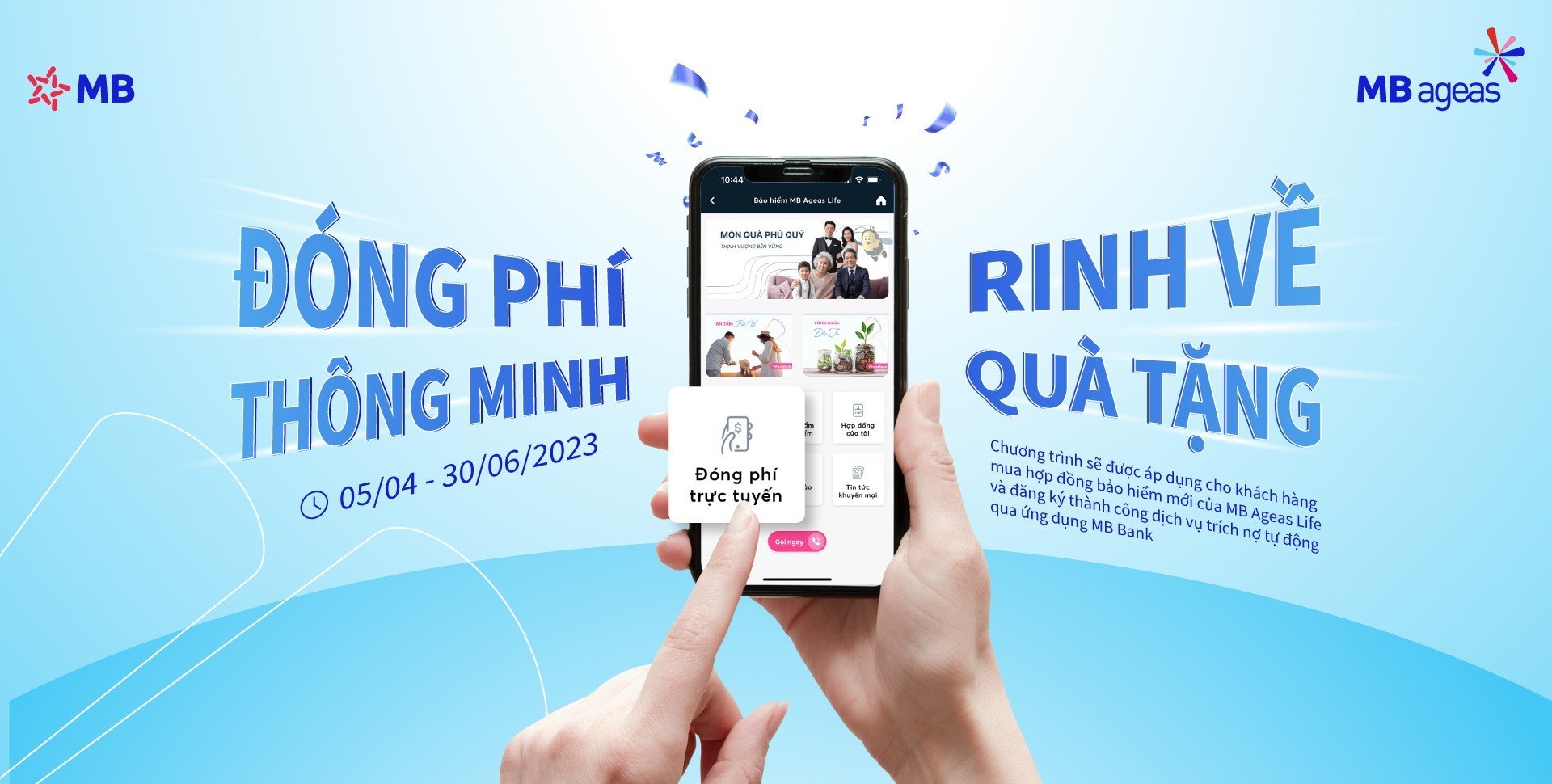 Chương trình khuyến mại: Đóng phí thông minh – Rinh về quà tặng