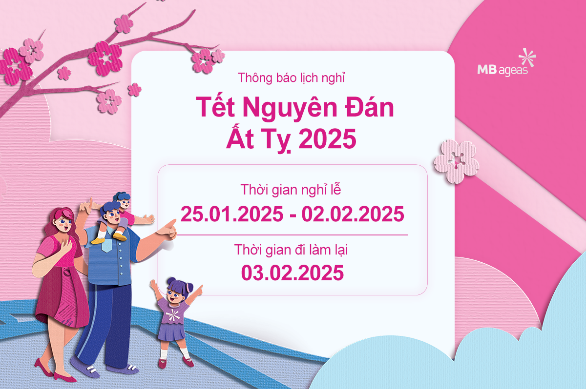Thông báo lịch nghỉ Tết Nguyên Đán 2025