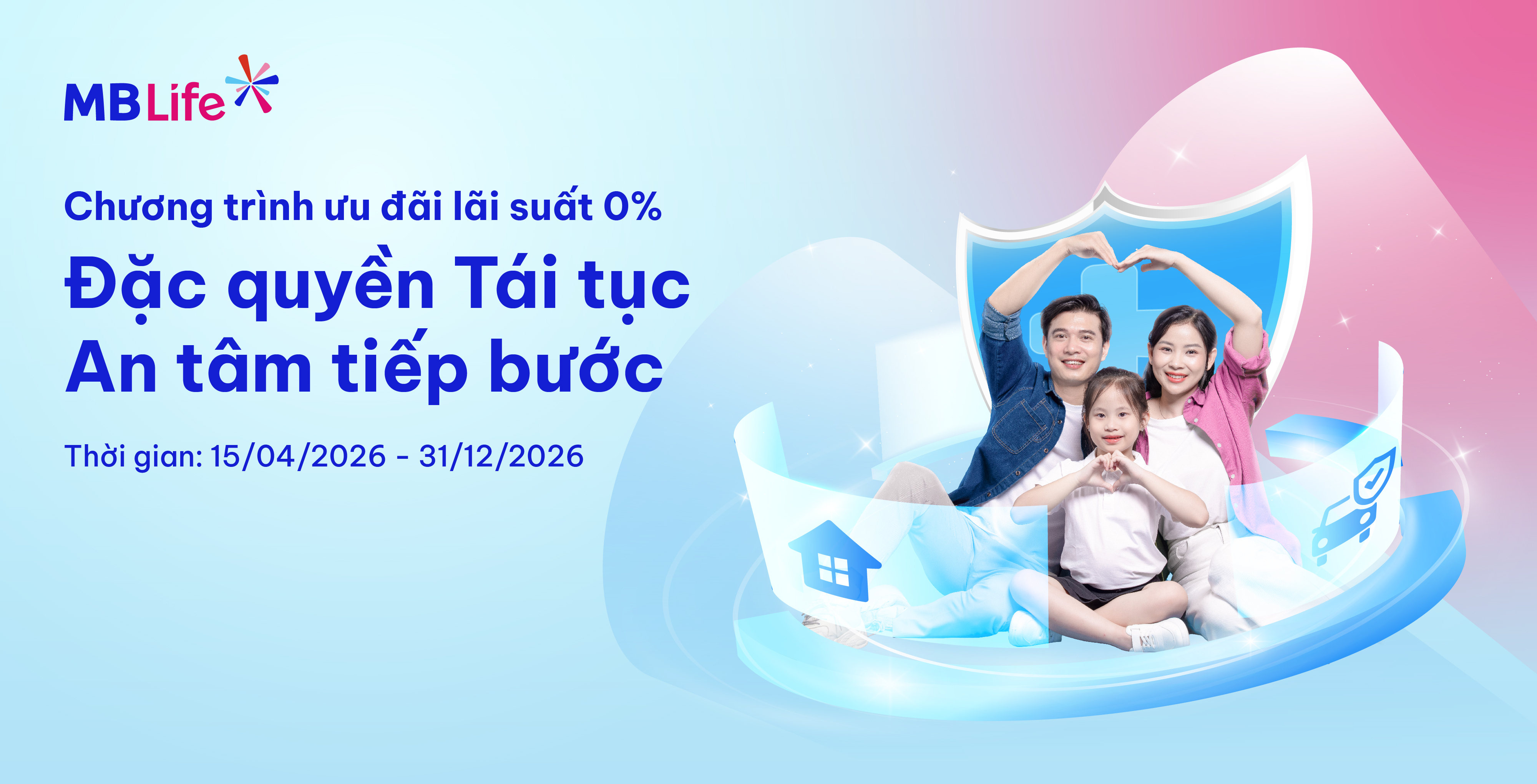 Chương trình khuyến mại: Đặc quyền tái tục – An tâm tiếp bước