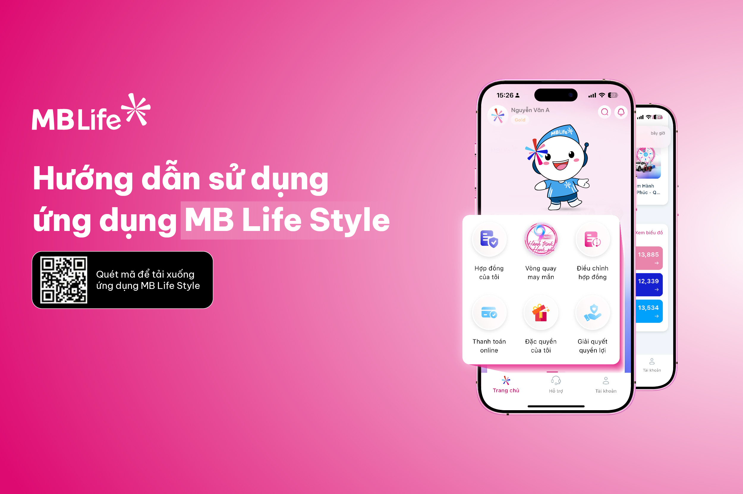 Ứng dụng dành cho Khách hàng của MB Life
