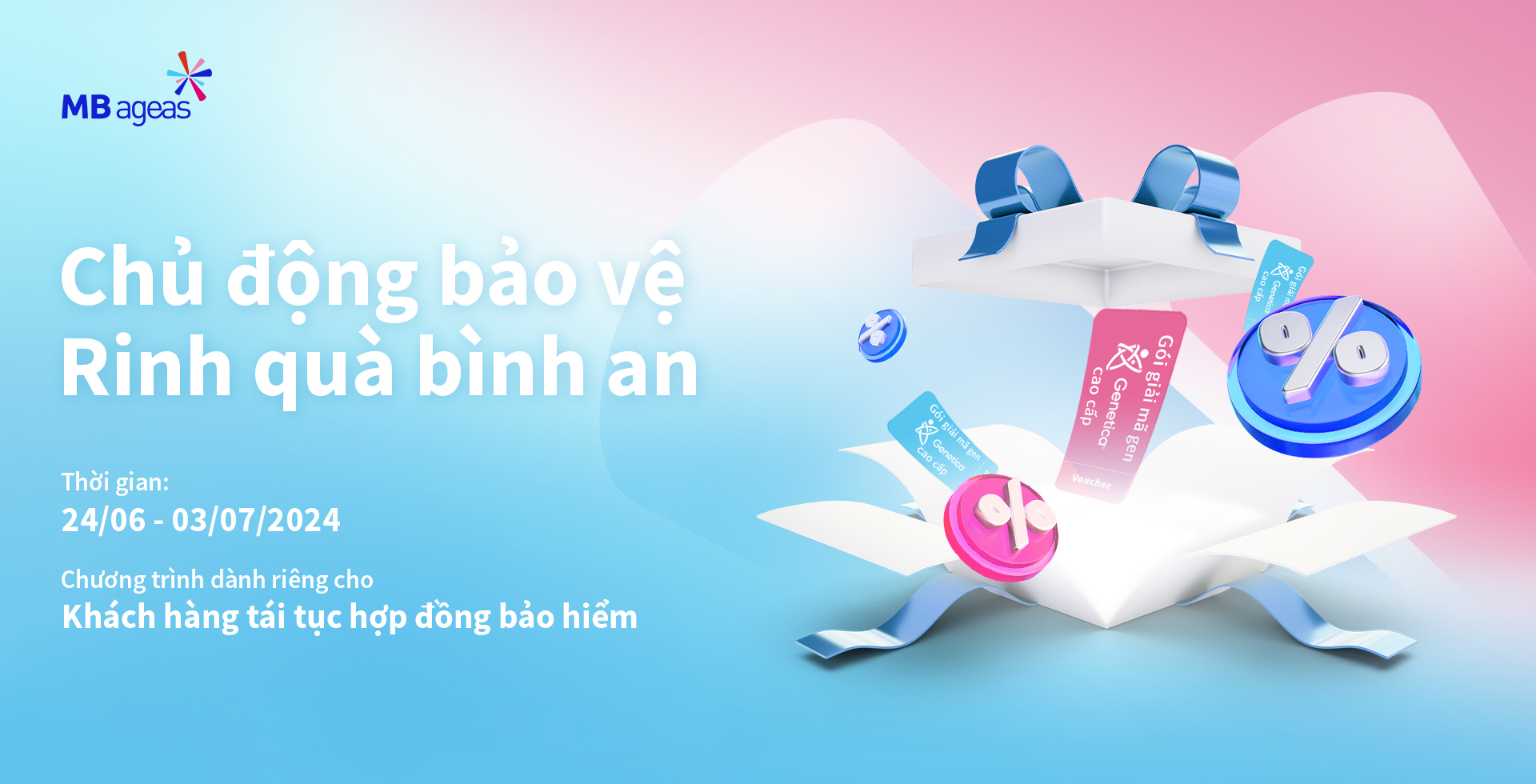 Chương trình khuyến mại: Chủ động bảo vệ - Rinh quà bình an 