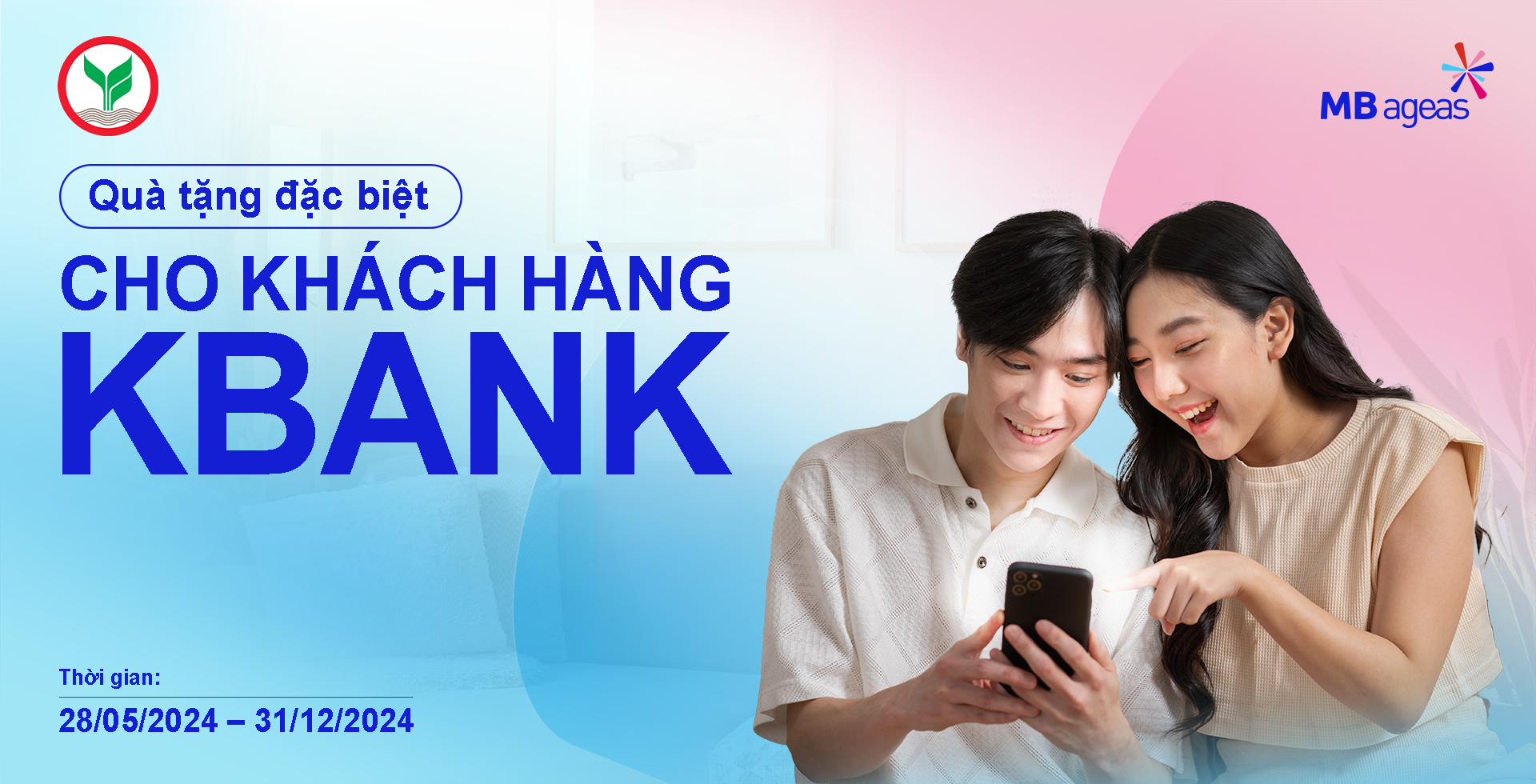 Chương trình khuyến mại: Quà tặng đặc biệt cho Khách hàng KBANK