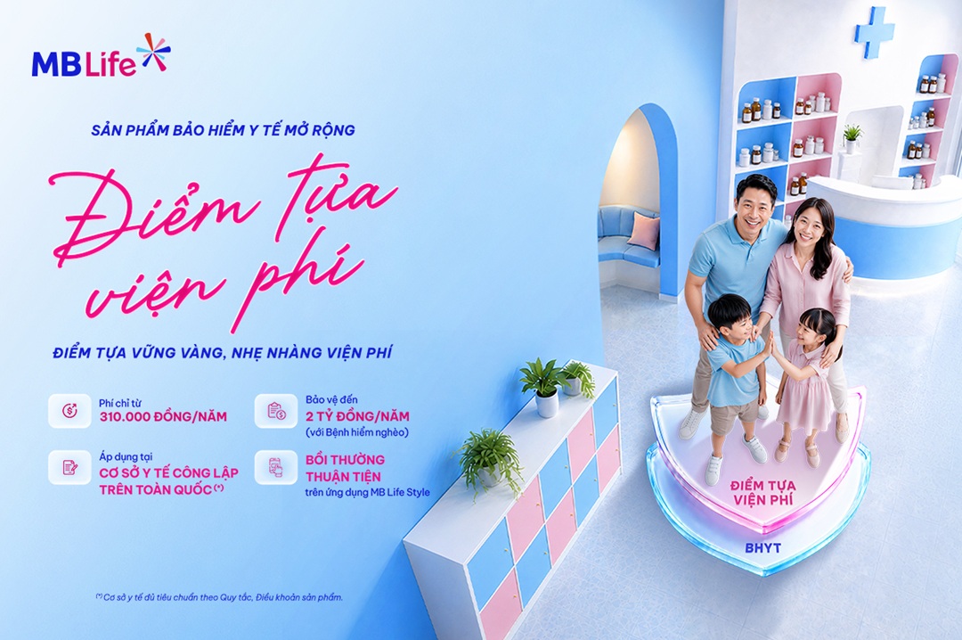 [ THÔNG CÁO BÁO CHÍ ] MB Life ra mắt sản phẩm "Điểm Tựa Viện Phí": Mở rộng giải pháp hỗ trợ chi phí điều trị nội trú
