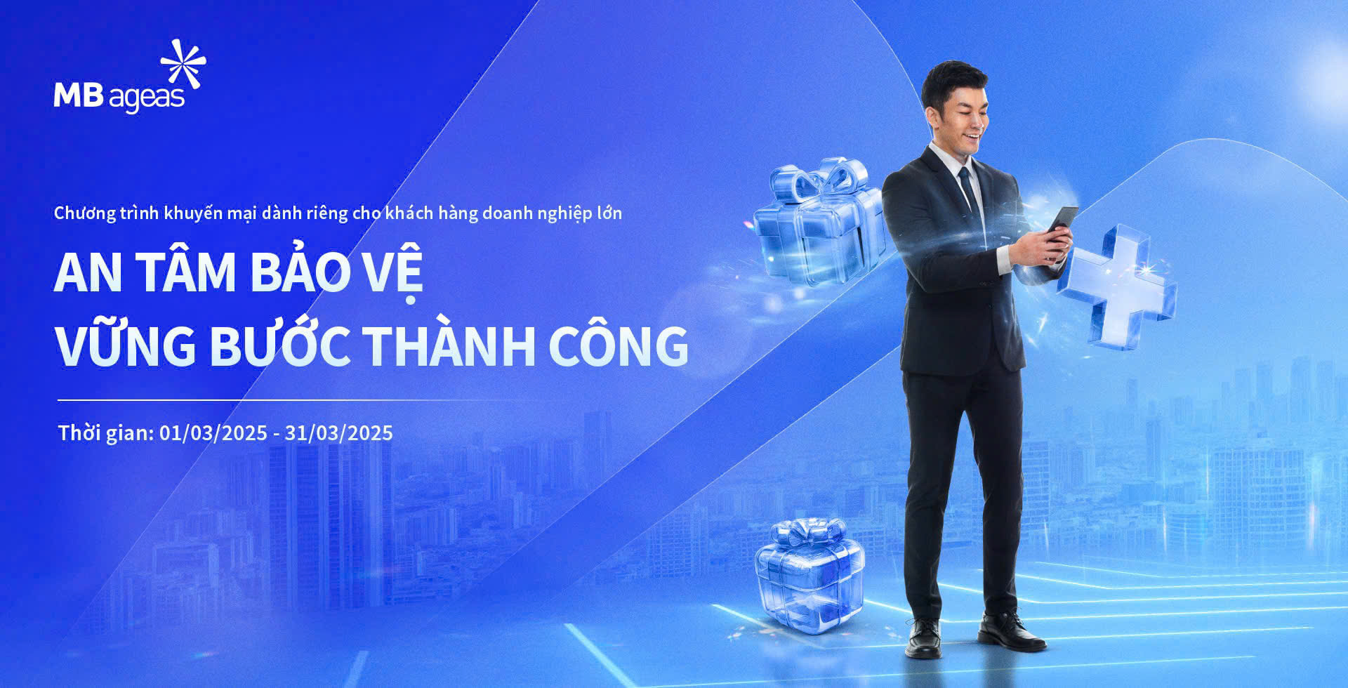 Chương trình khuyến mại: An tâm bảo vệ - Vững bước thành công 