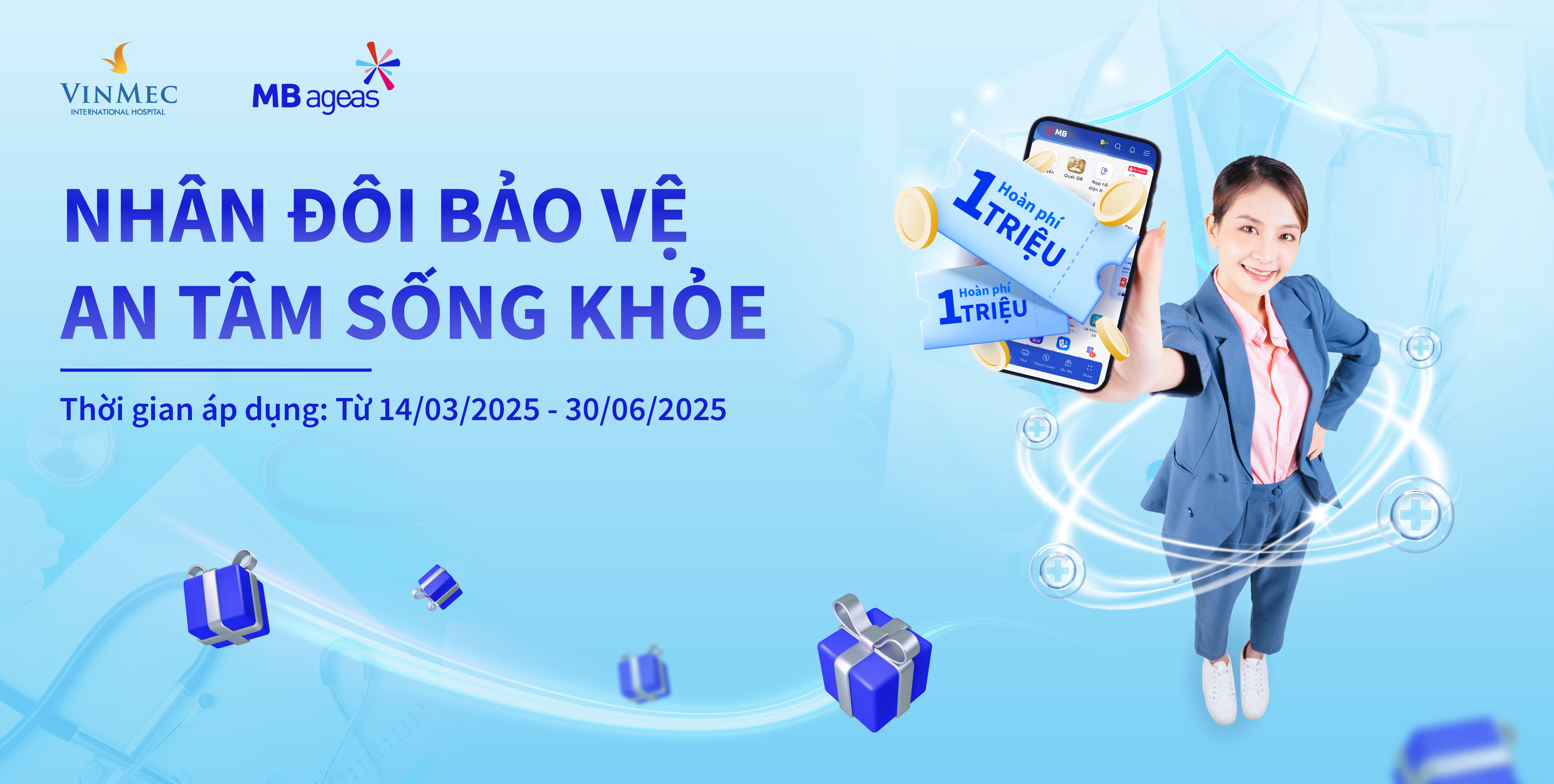 Chương trình khuyến mại: Nhân đôi bảo vệ - An tâm sống khỏe 
