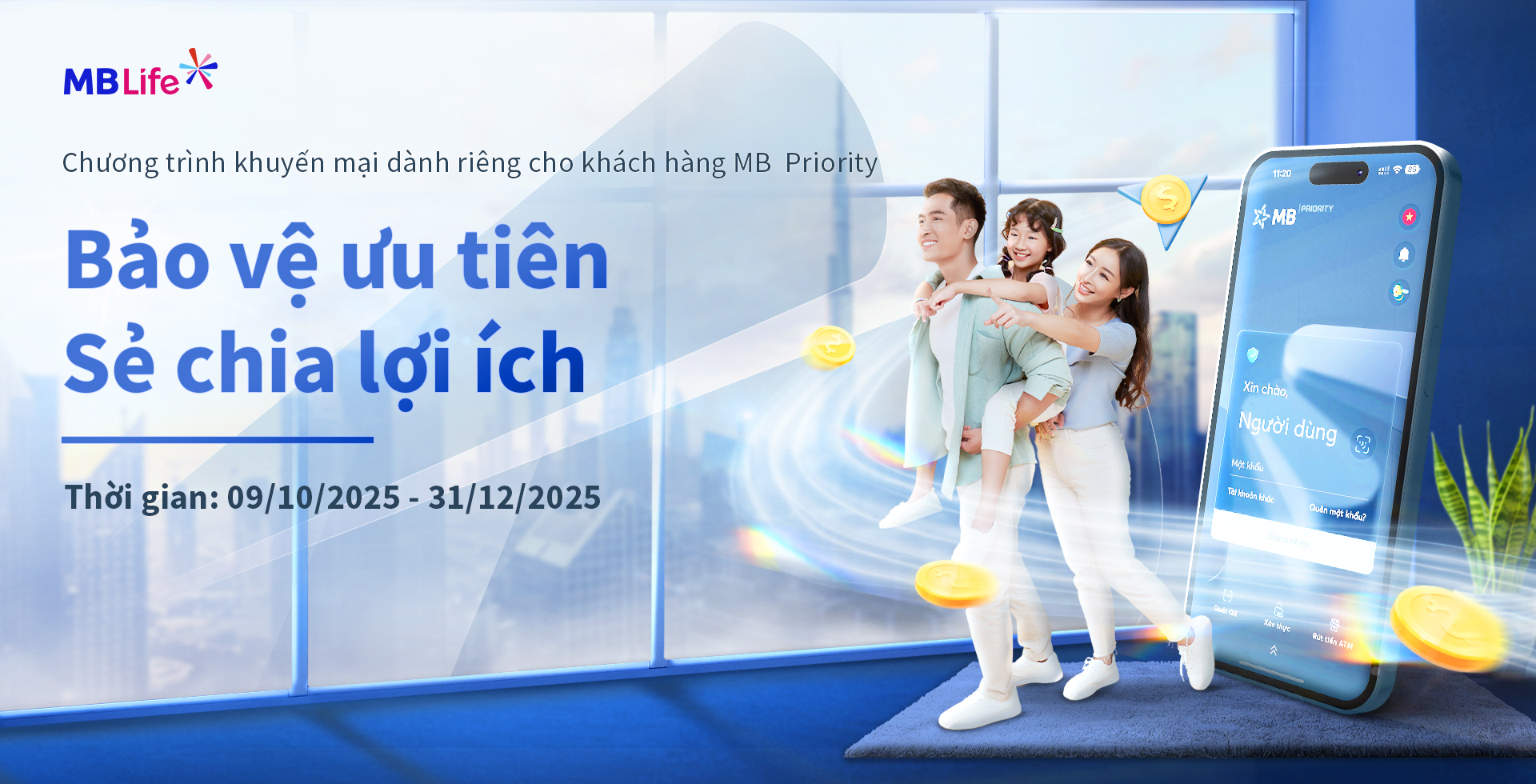 Chương trình khuyến mại: " Bảo vệ ưu tiên – Sẻ chia lợi ích"