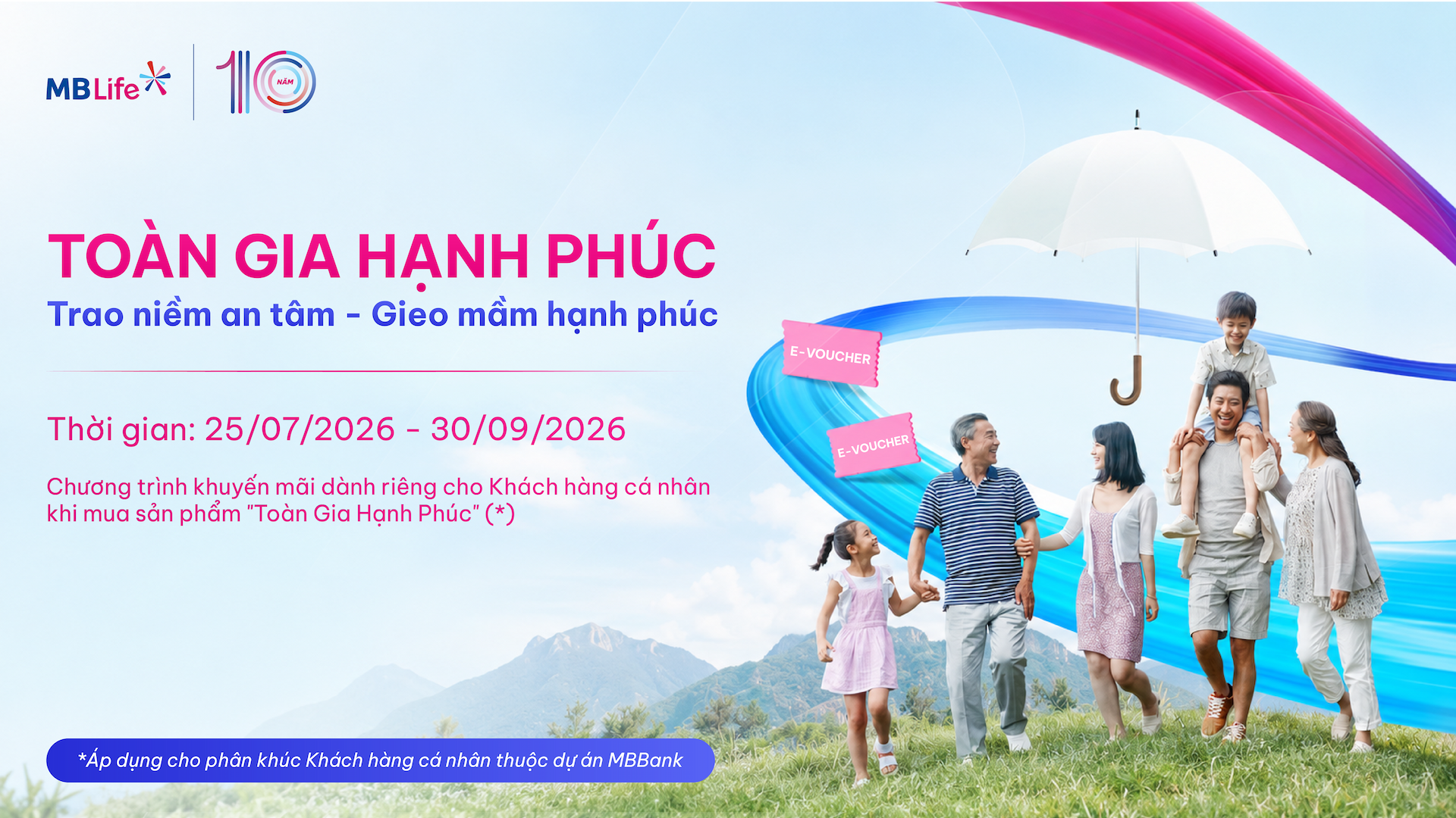 Chương trình khuyến mại: Toàn gia hạnh phúc - Trao niềm an tâm - Gieo mầm hạnh phúc