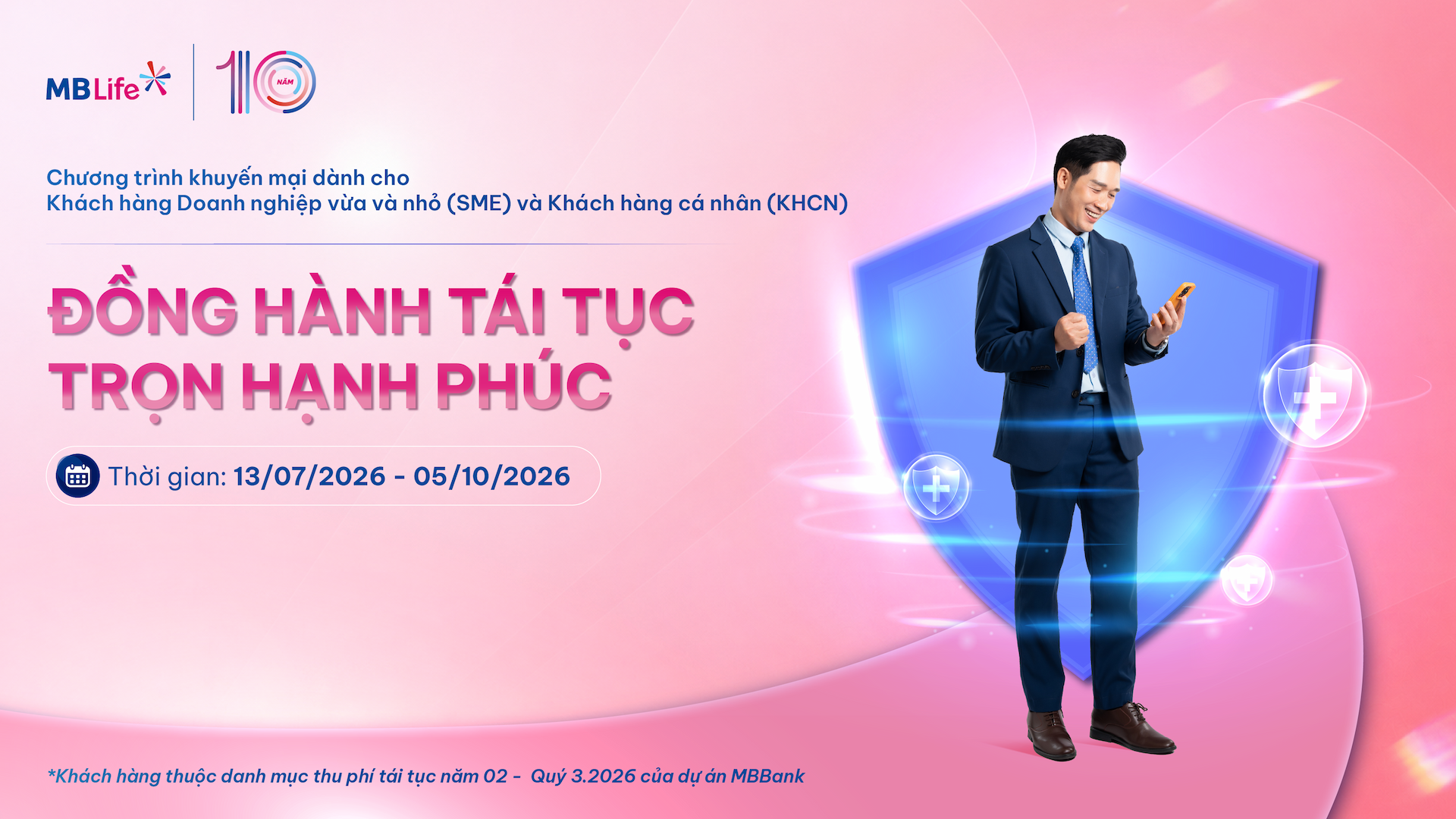 Chương trình khuyến mại: Đồng hành tái tục - Trọn hạnh phúc