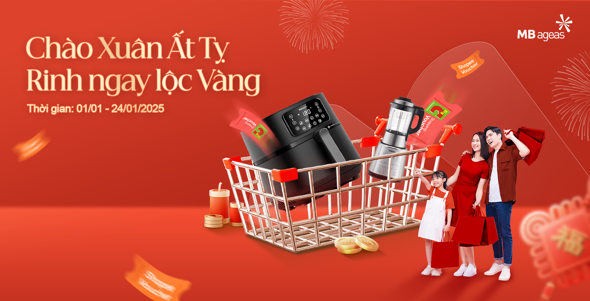 Chương trình khuyến mại: Chào Xuân Ất Tỵ - Rinh ngay lộc vàng