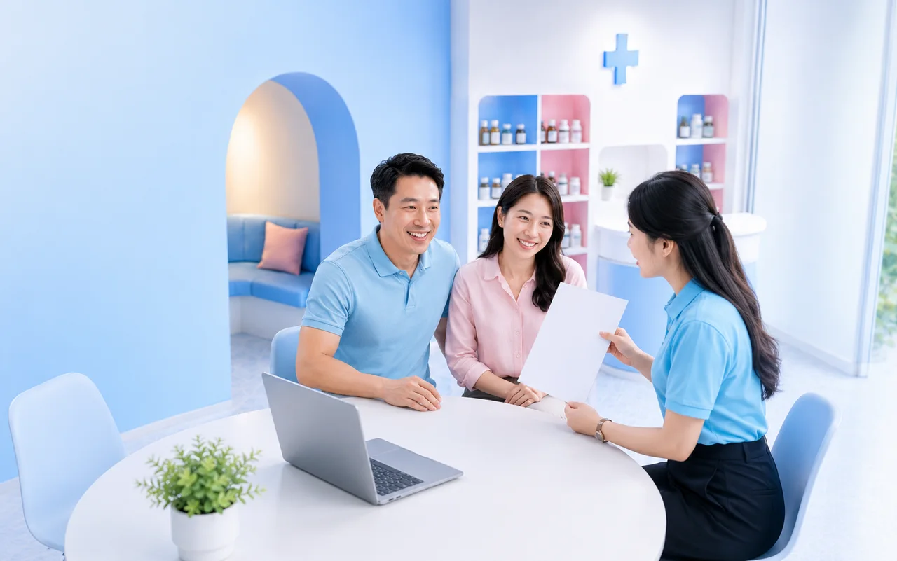 Tư vấn viên MB Life trao đổi cùng khách hàng về giải pháp bảo vệ viện phí.